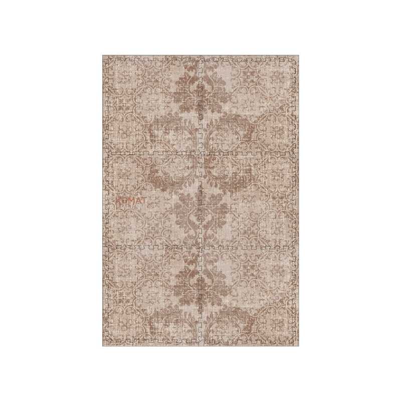 Old-Fashioned Brown Rug-Like Toxic Free Interlocking EVA Foam Floor Mat