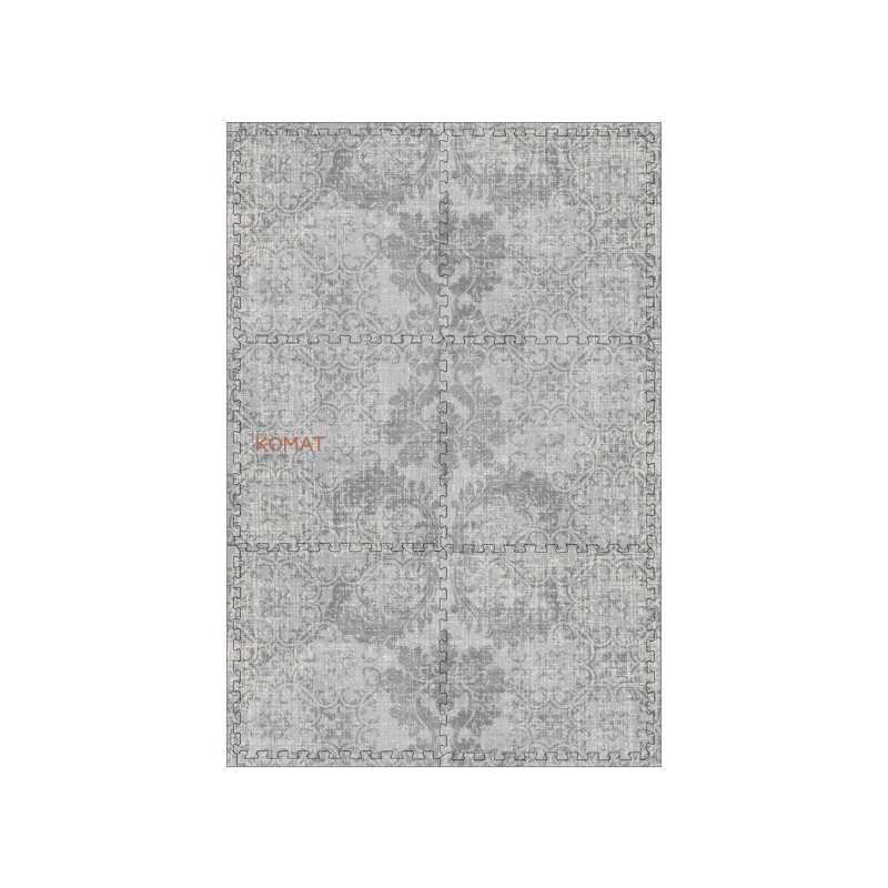 Classic Gray Rug Custom Design EVA Floor Mat Manufacturer For Mordern Interior Décor