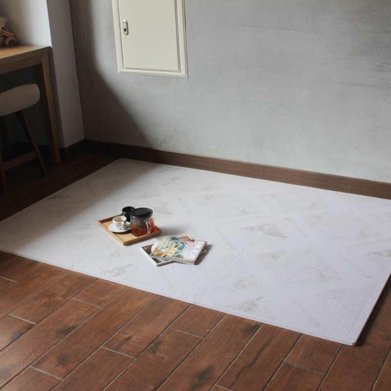 Painting Hazel Geometric EVA Foam Floor Mats & Play Mats for Baby