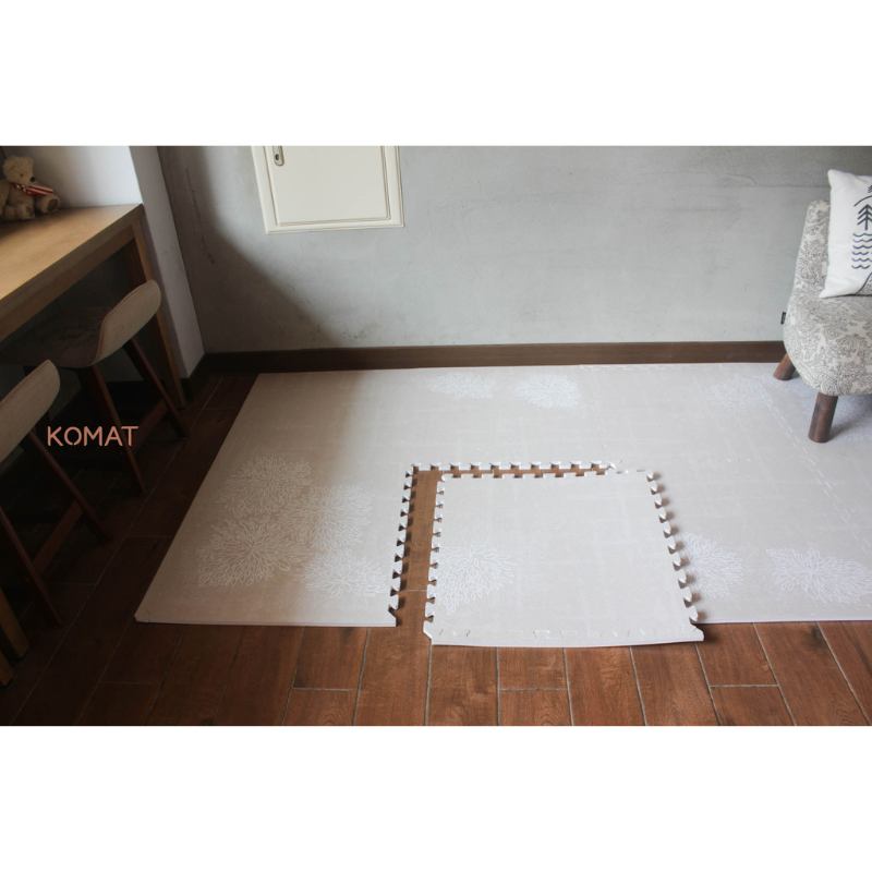 Elegant Flower Leaf Design EVA Foam Play Mats for Babies