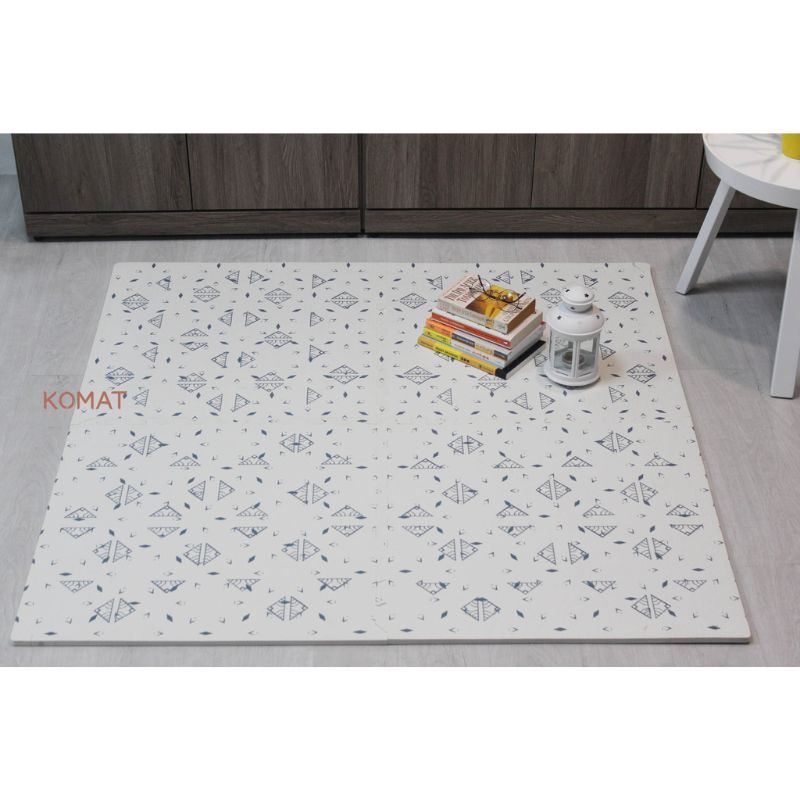 Nordic Geometry Pattern Custom Design EVA Floor Puzzle Exercise Mat