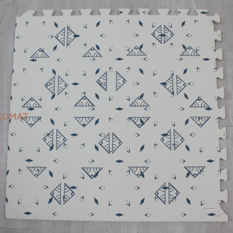 Nordic Geometry Pattern Custom Design EVA Floor Puzzle Exercise Mat