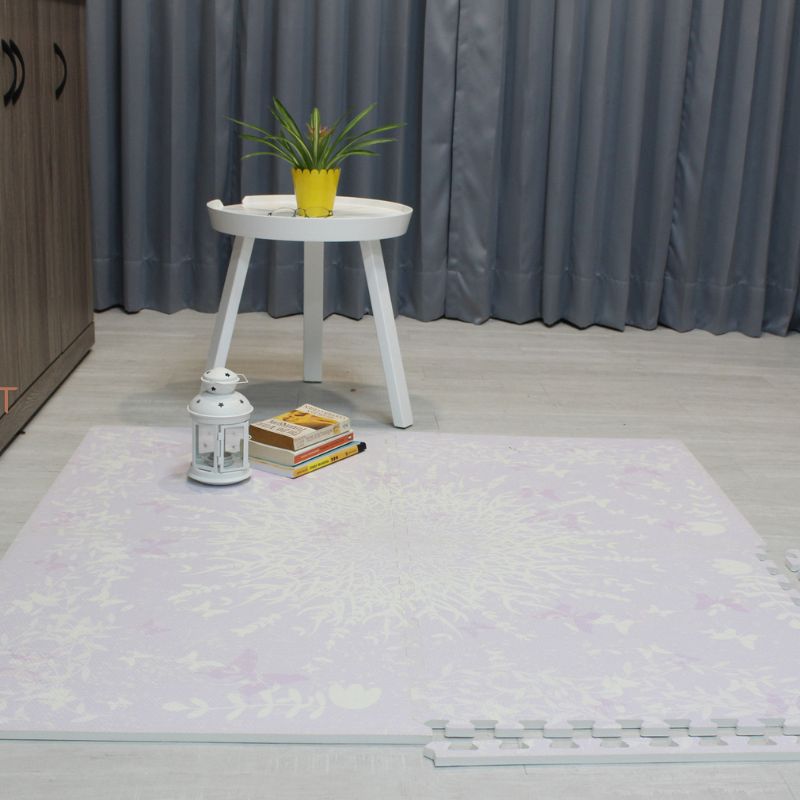 Elagent Lavender Rug Look EVA Soft Floor Tile For Babies