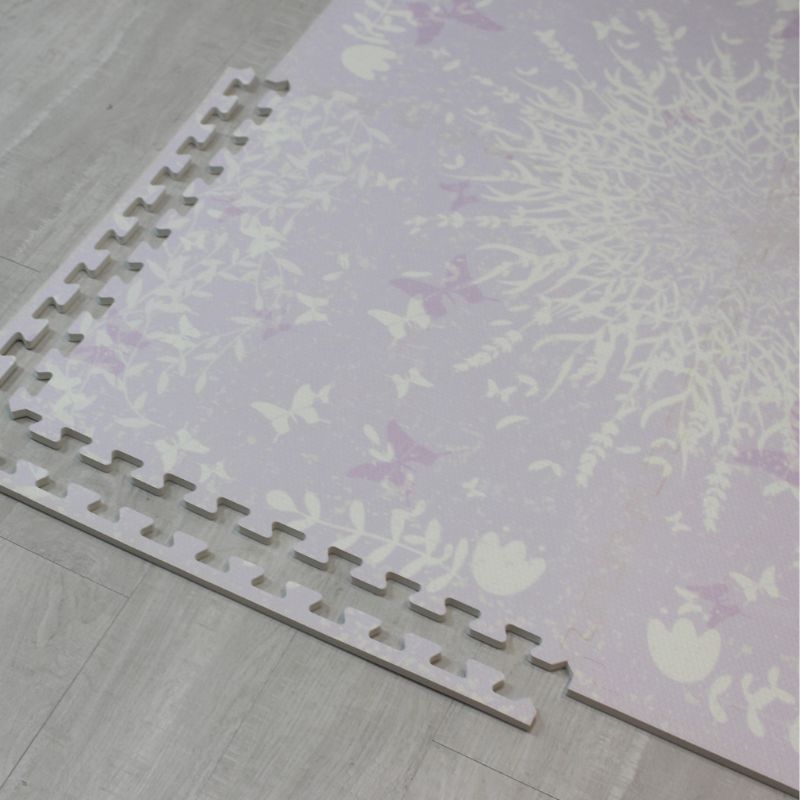 Elagent Lavender Rug Look EVA Soft Floor Tile For Babies