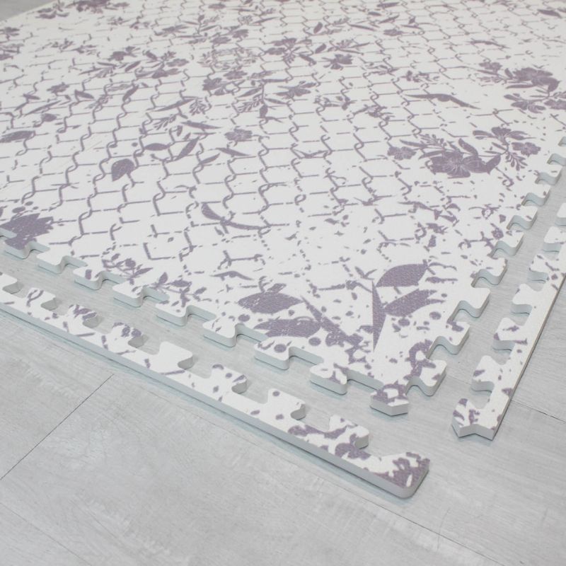 Spring Design EVA Plastic Flooring Tiles Play Mat For Home Décor