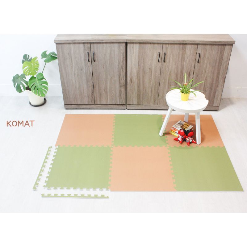 Classic Pastel Baby Resilience Cushioned EVA Play Mat