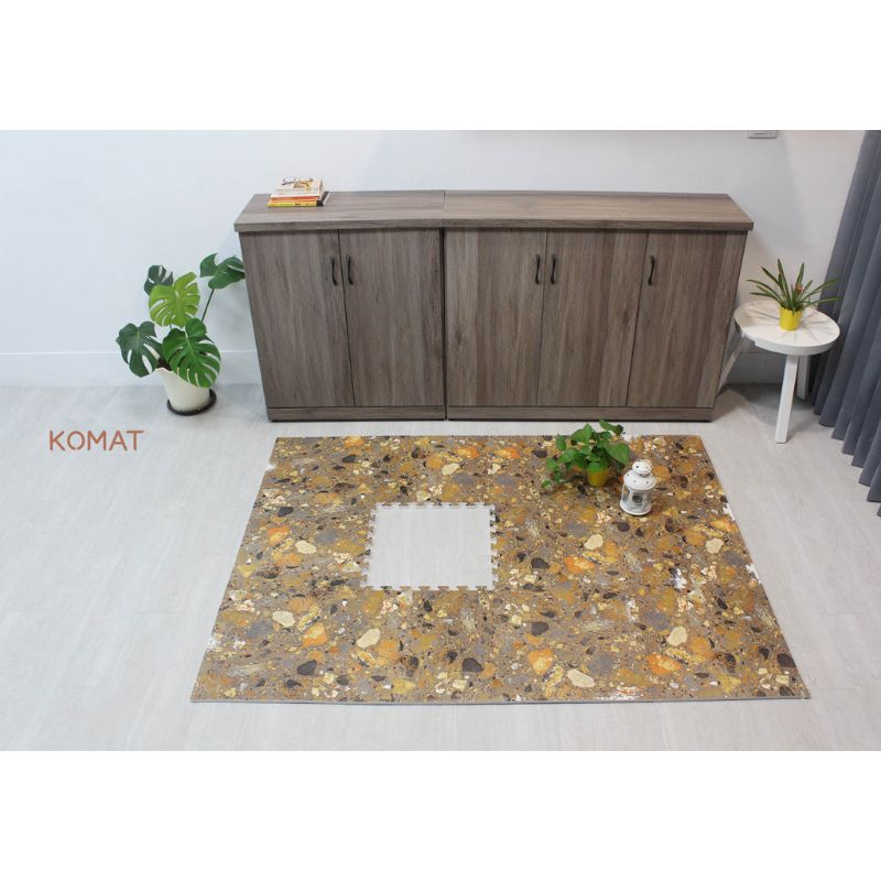 Rubble Stone Masonry Effect EVA Thick Foam Puzzle Play Mat