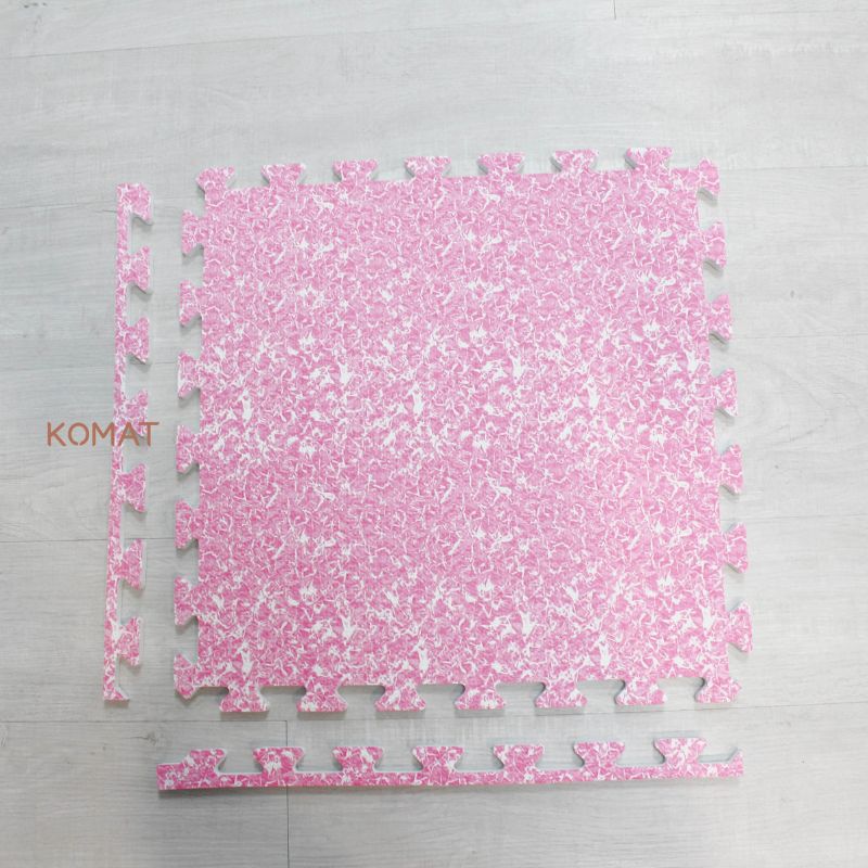 Retro Pink Memphis Pattern Custom Print EVA Soft Foam Protection Mat