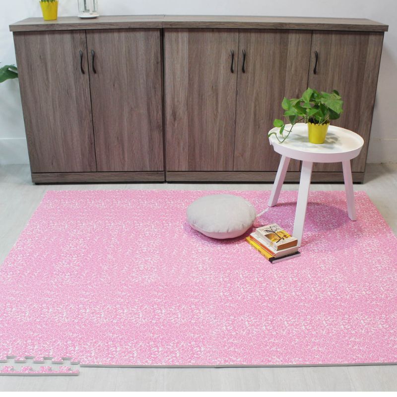 Retro Pink Memphis Pattern Custom Print EVA Soft Foam Protection Mat