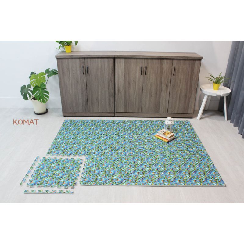 Water Ripple Seamless Pattern Home Fitness Workout Play Mat For Baby