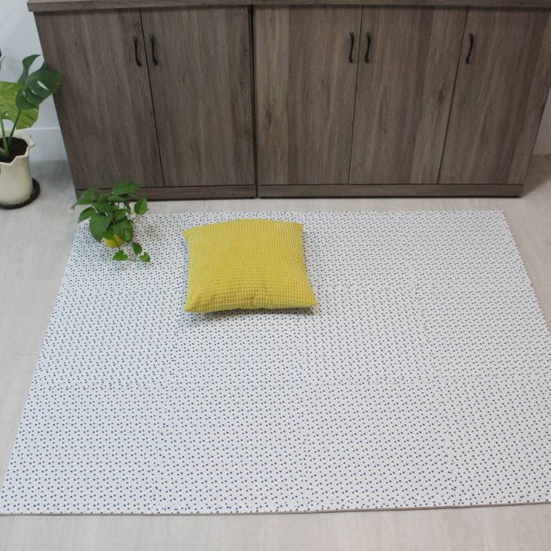 Cute Polka Dot Pattern EVA Soft Foam Foot Mat For Home