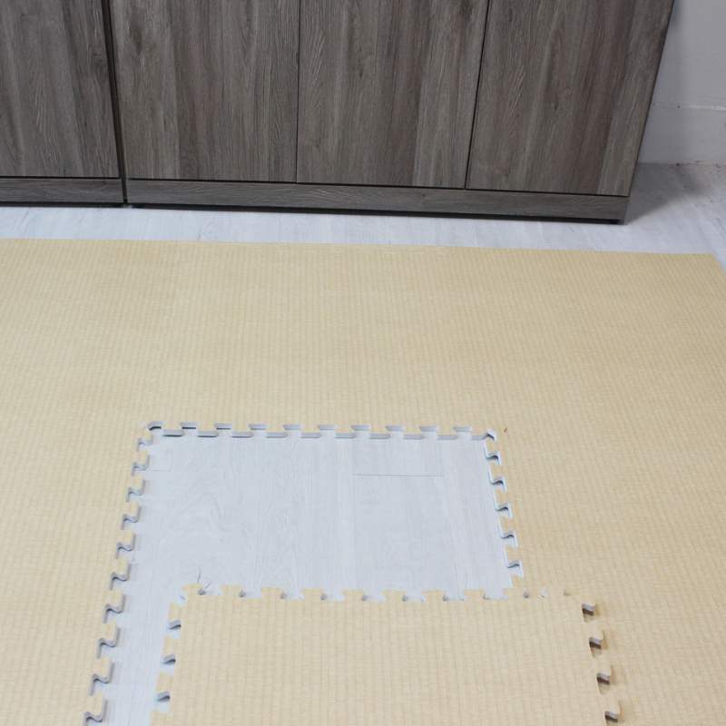 Simplified Retro Japanese Seamless EVA Tatami Puzzle Mat