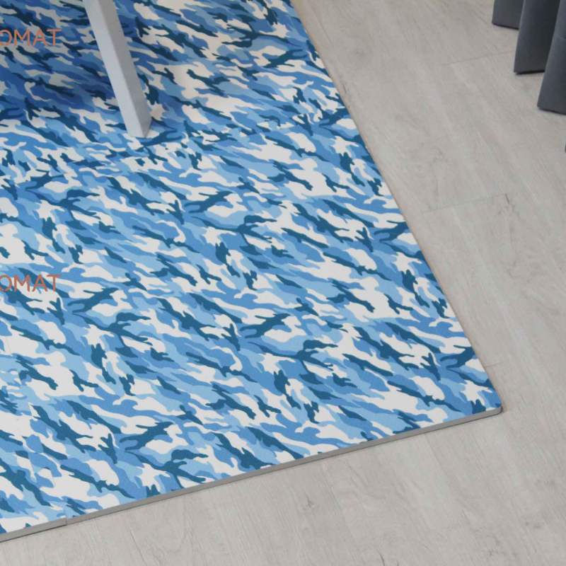 Japanese Wave Seamless Pattern Non-Toxic EVA Plastic Floor Tile