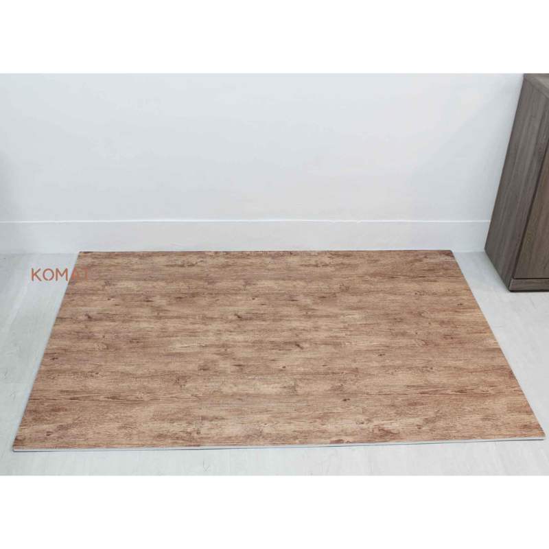 Western Hemlock Wood Grain Custom Plastic Wood Floor Mat