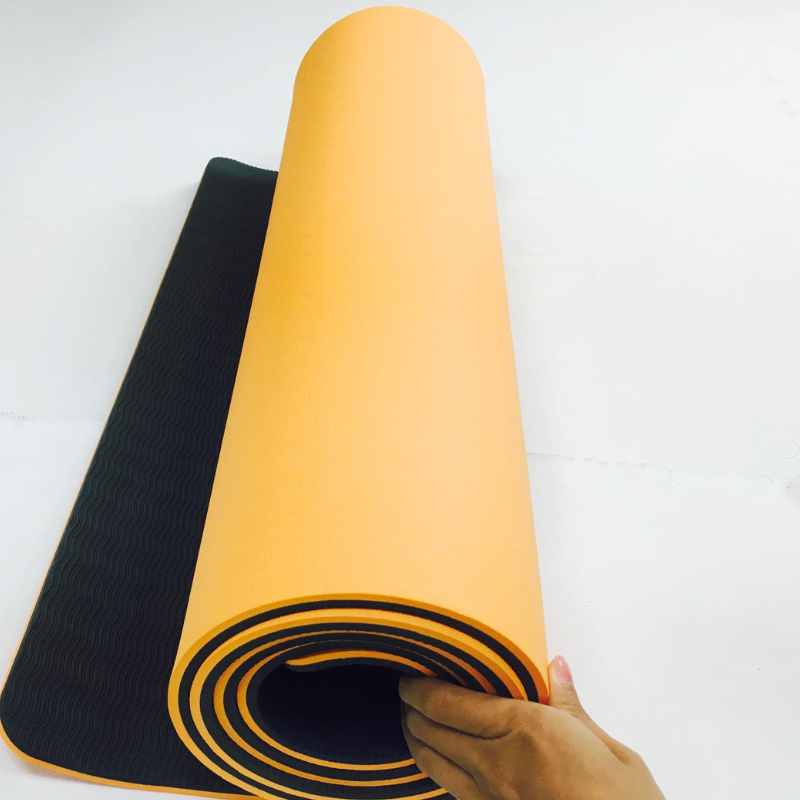 Pastel Orange Patented Eco Friendly TPE Yoga Mat