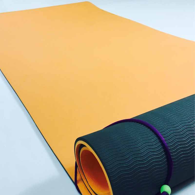 Pastel Orange Patented Eco Friendly TPE Yoga Mat