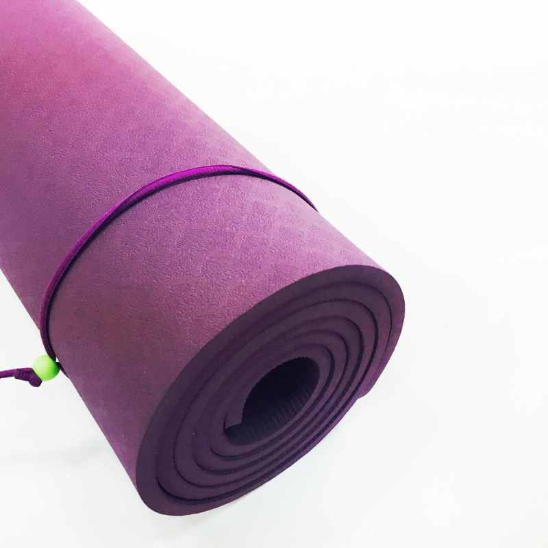 Dark Purple 100% TPE Yoga Mat