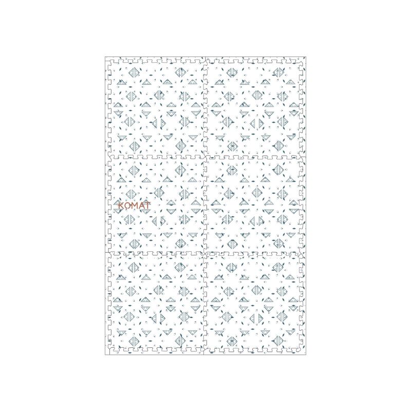 Nordic Geometry Pattern Custom Design EVA Floor Puzzle Exercise Mat