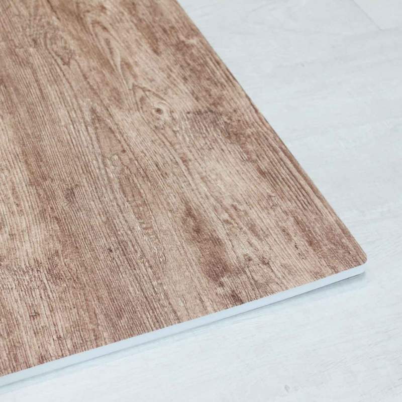 Western Hemlock Wood Grain Custom Plastic Wood Floor Mat