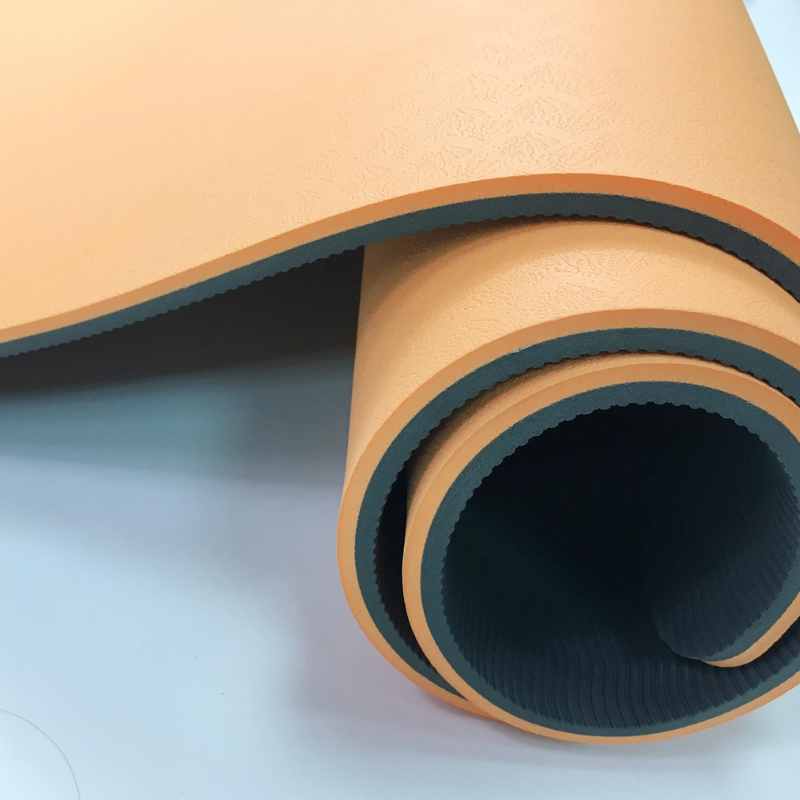 Pastel Orange Patented Eco Friendly TPE Yoga Mat