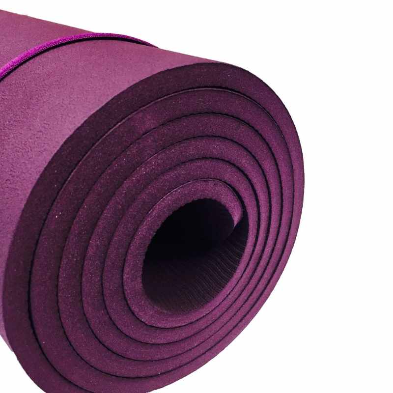 Dark Purple 100% TPE Yoga Mat